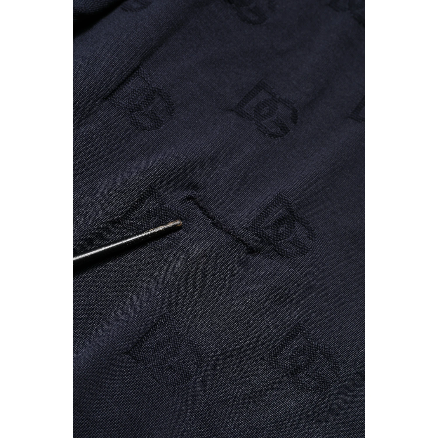 Black Silk Crew Neck Sweatshirt Sweater