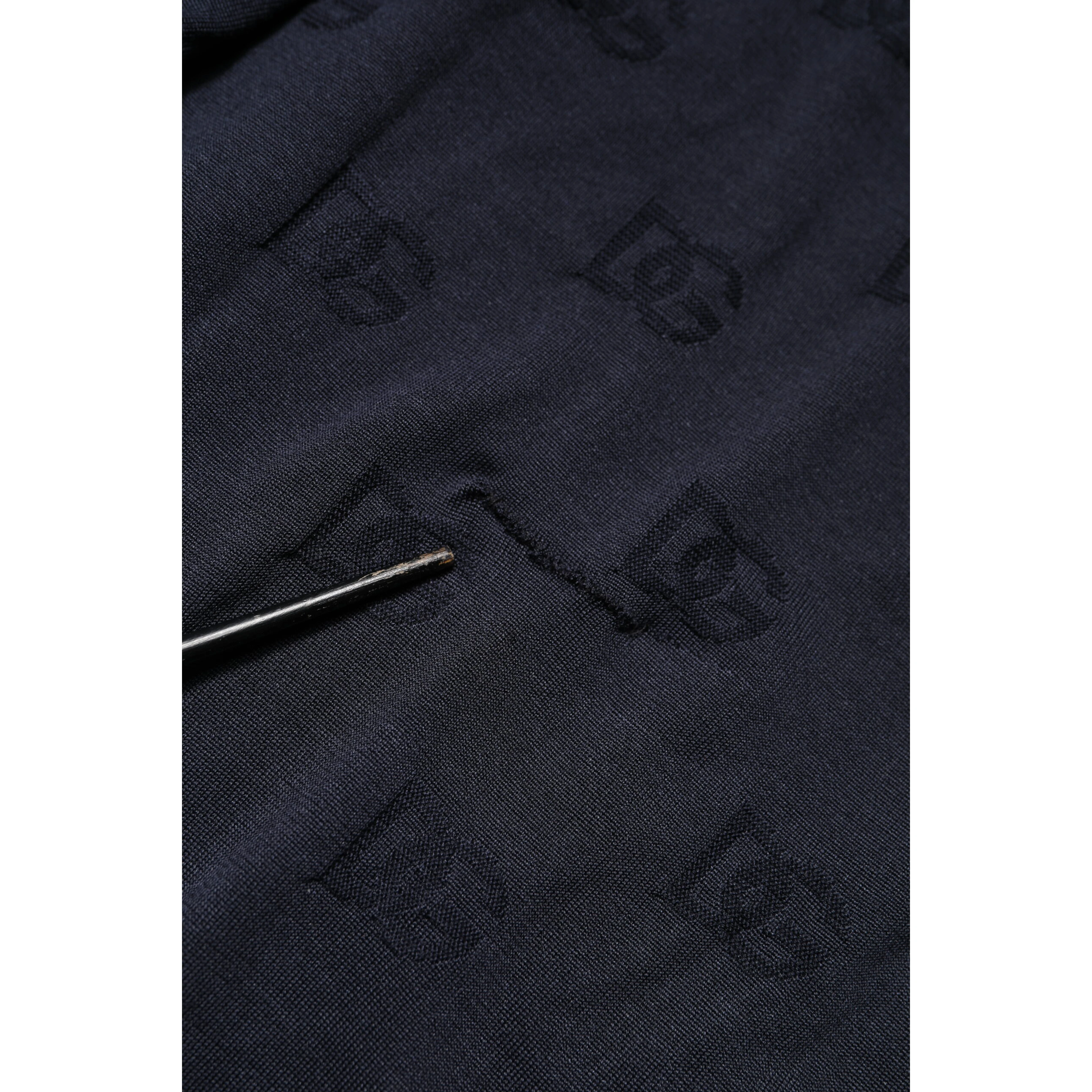 Black Silk Crew Neck Sweatshirt Sweater
