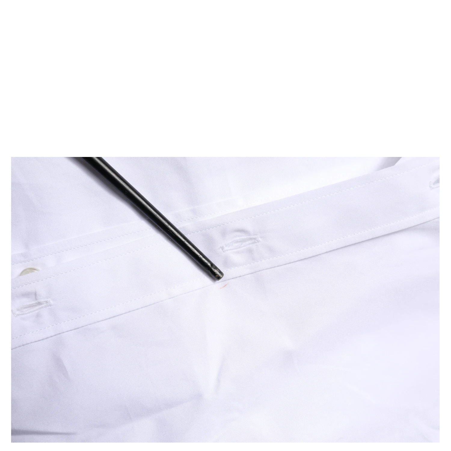 White Cotton GOLD Long Sleeves Formal Shirt