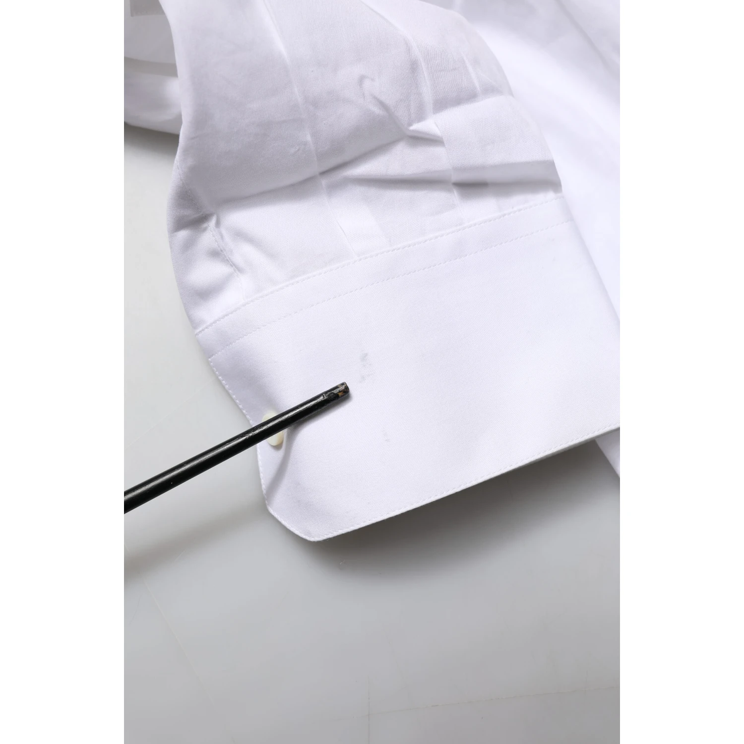 White GOLD Bib Poplin Dress Men Formal Shirt