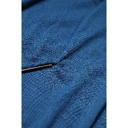 Blue Cashmere Crew Neck Sweatshirt Sweater
