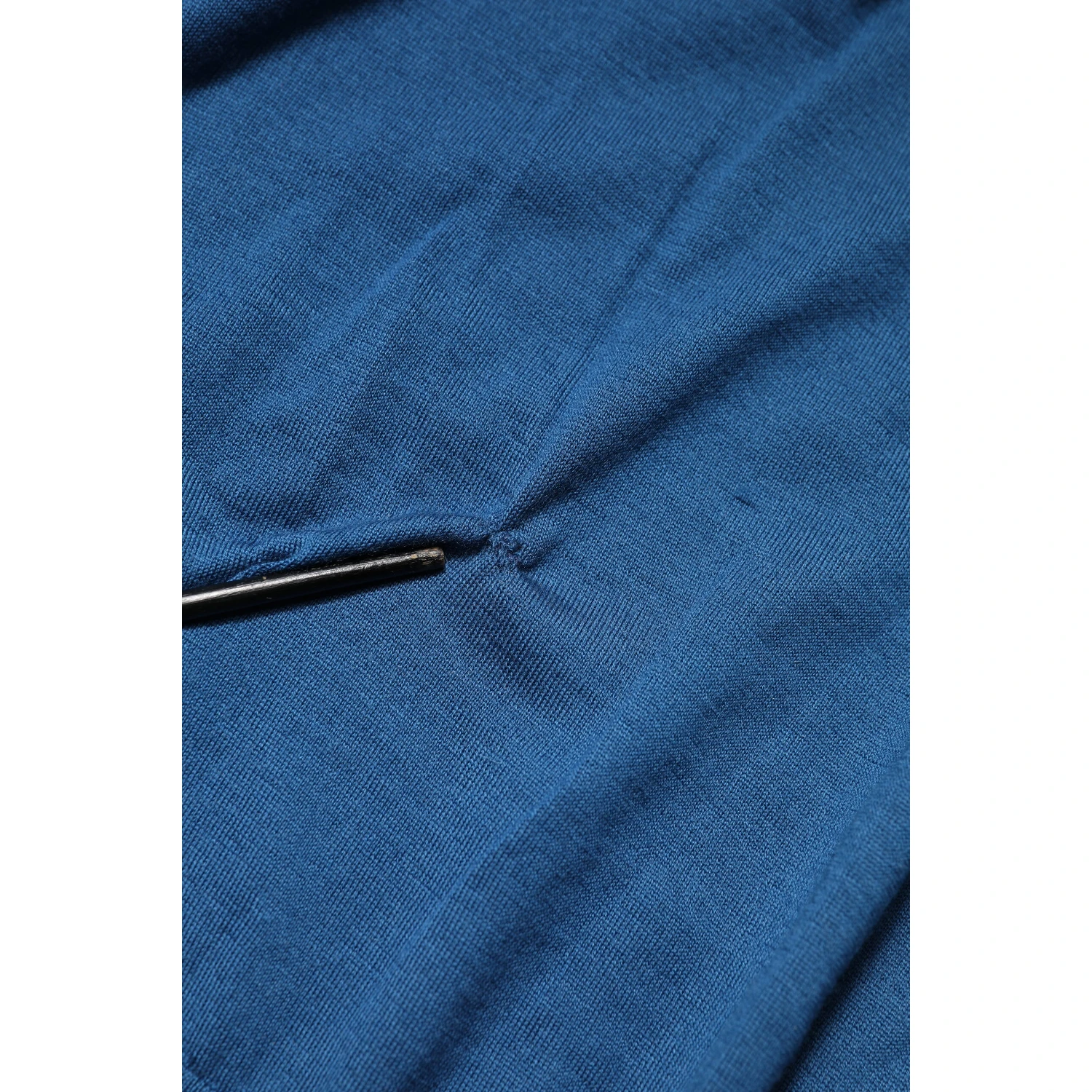 Blue Cashmere Crew Neck Sweatshirt Sweater