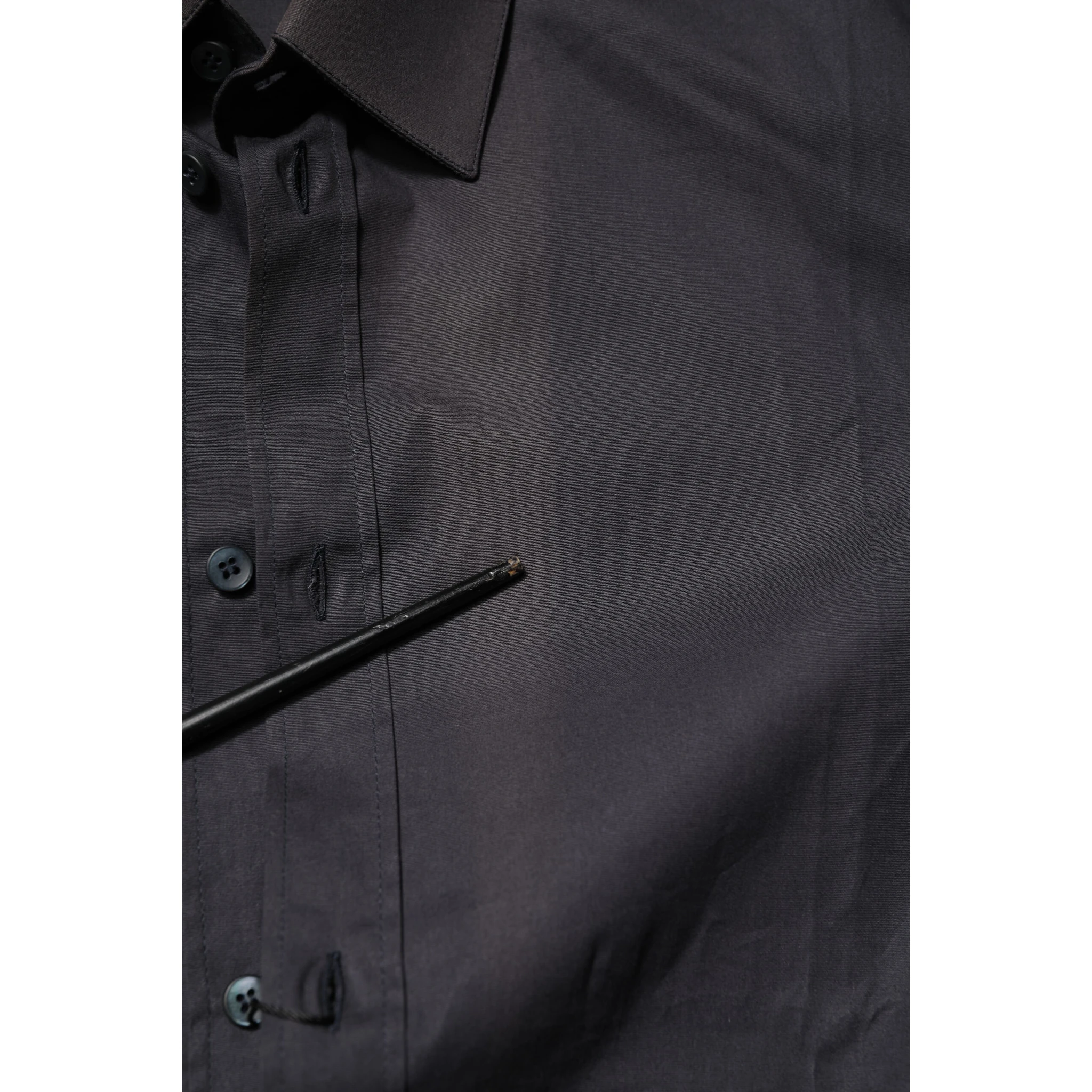 Blue Cotton GOLD Long Sleeves Formal Shirt