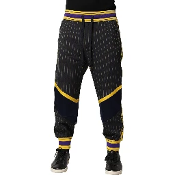 Multicolor Stripes Wool Jogger Pants