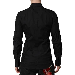 Black GOLD Long Sleeves Dress Formal Shirt