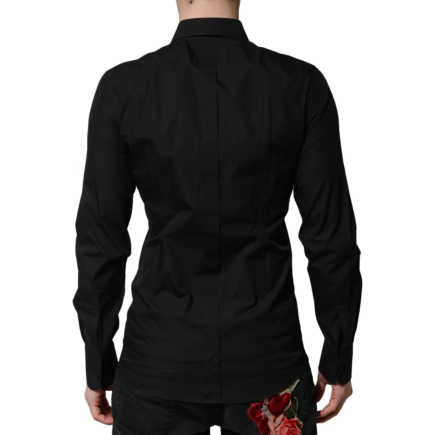 Black GOLD Long Sleeves Dress Formal Shirt