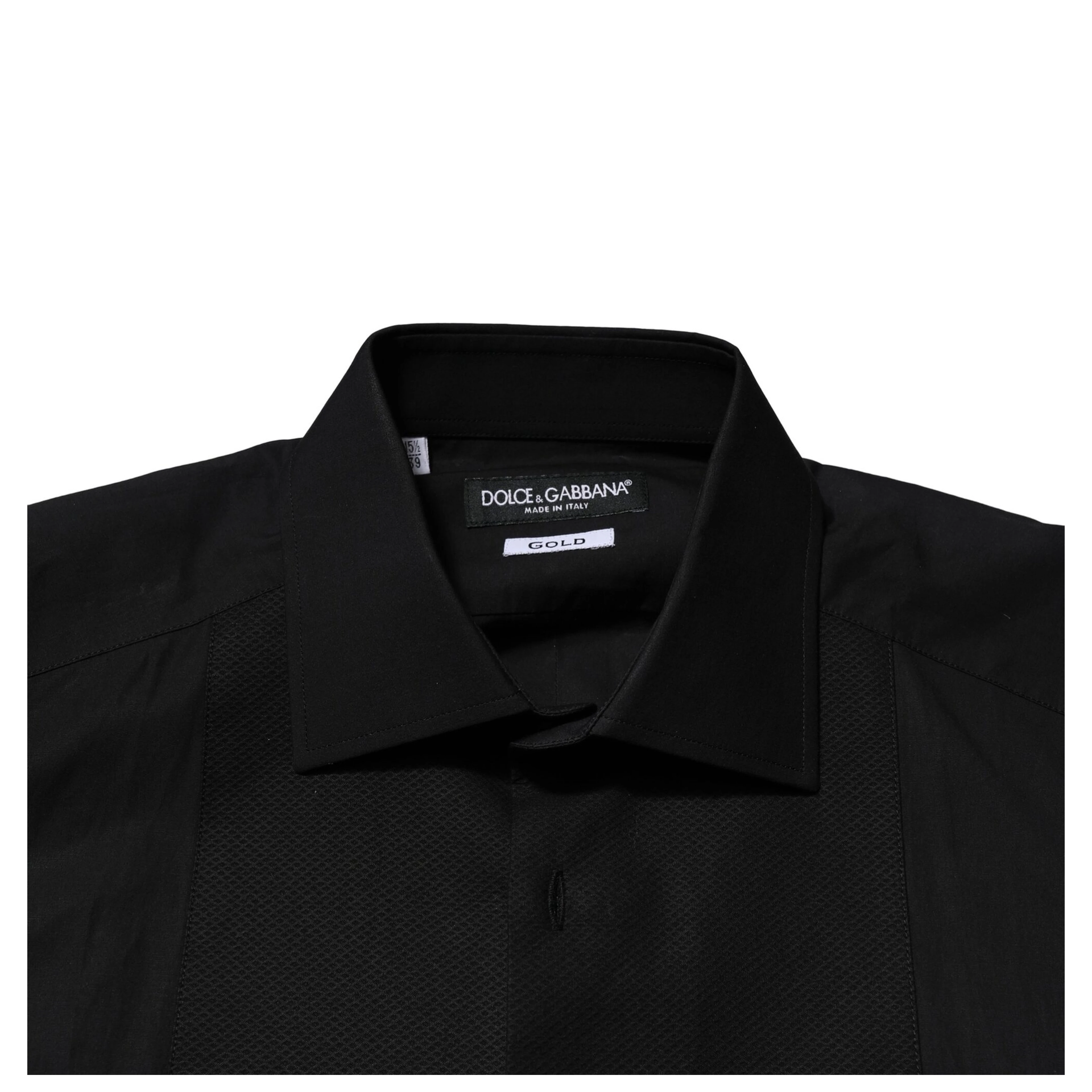 Black GOLD Long Sleeves Dress Formal Shirt