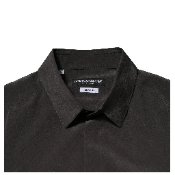Dark Brown Silk GOLD Men Dress Formal Shirt