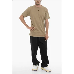Slim Fit Crew-neck T-Shirt with Embroidered Logo