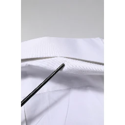 White MARTINI Long Sleeves Dress Formal Shirt