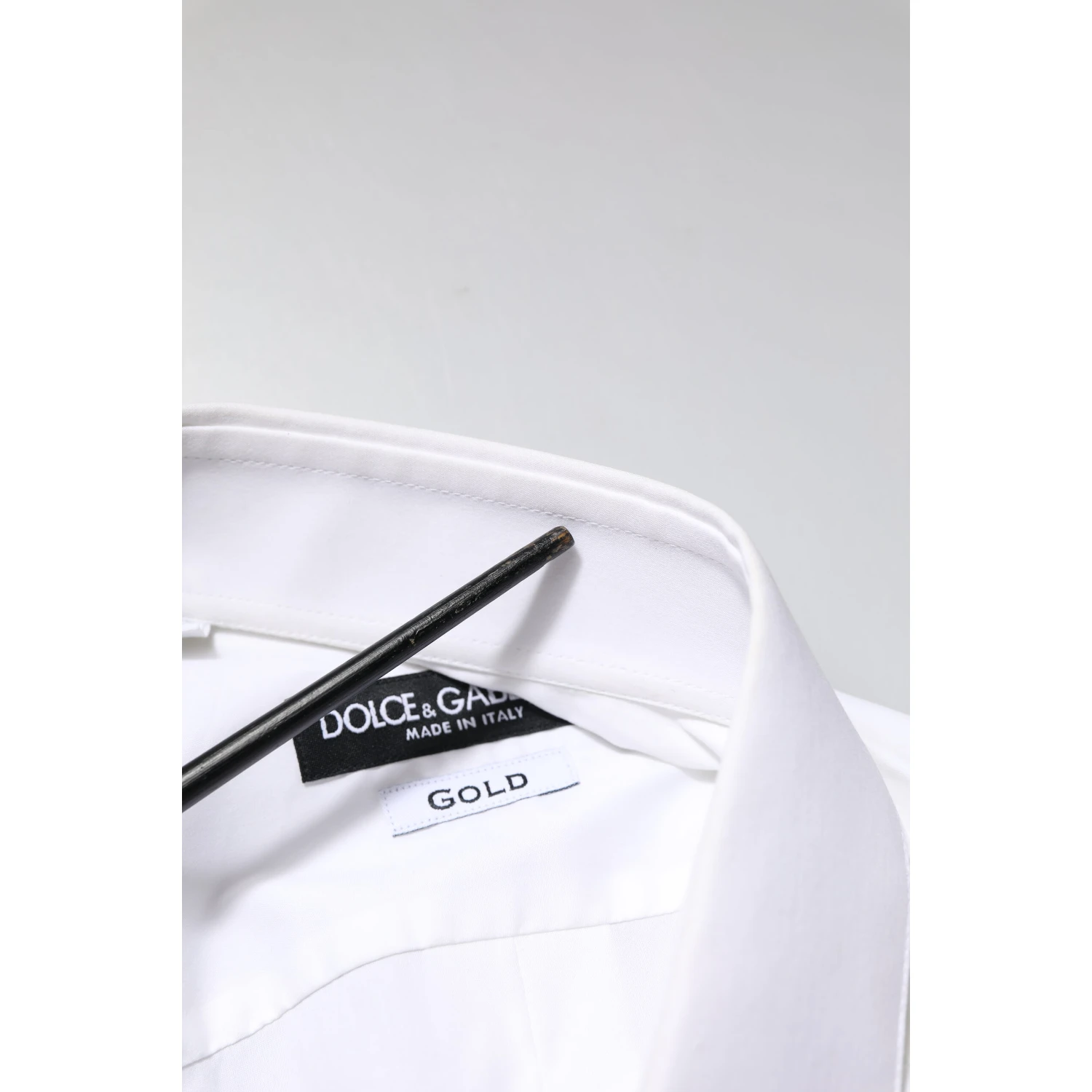 White GOLD Long Sleeves Dress Formal Shirt