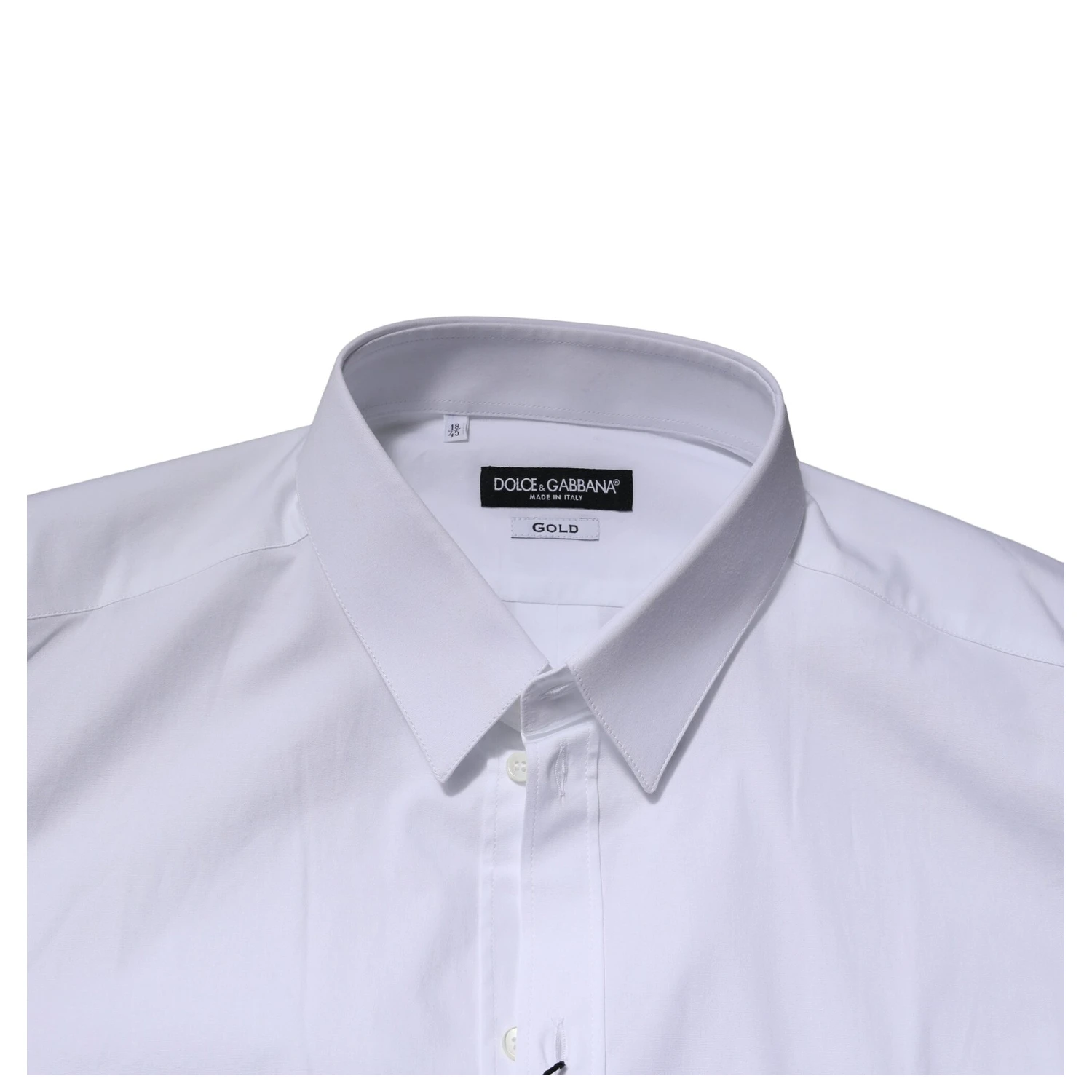 White GOLD Long Sleeves Dress Formal Shirt