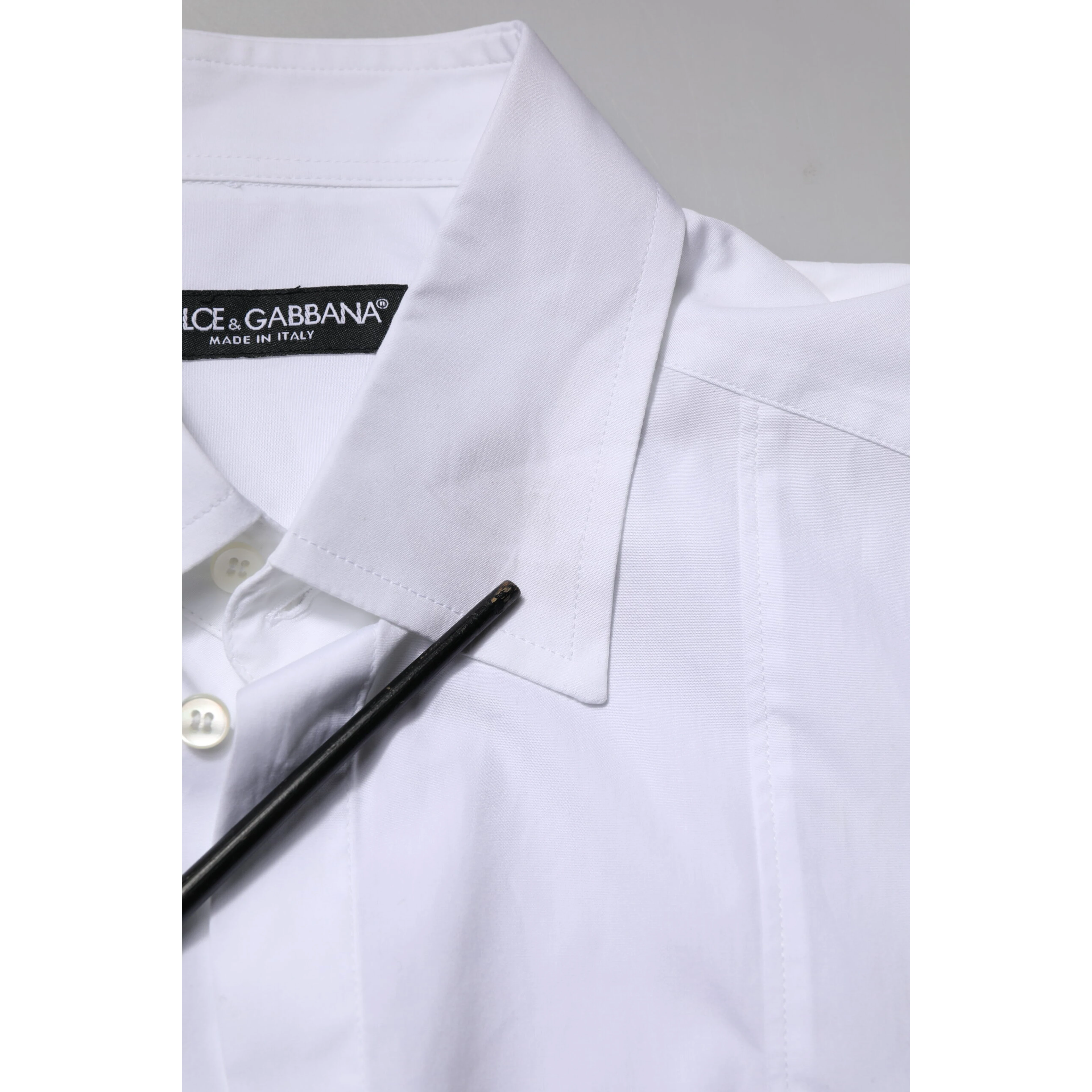 White Cotton Short Sleeves Dress Formal Shirt