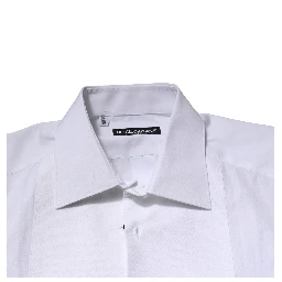 White GOLD Crown Cotton Dress Formal Shirt