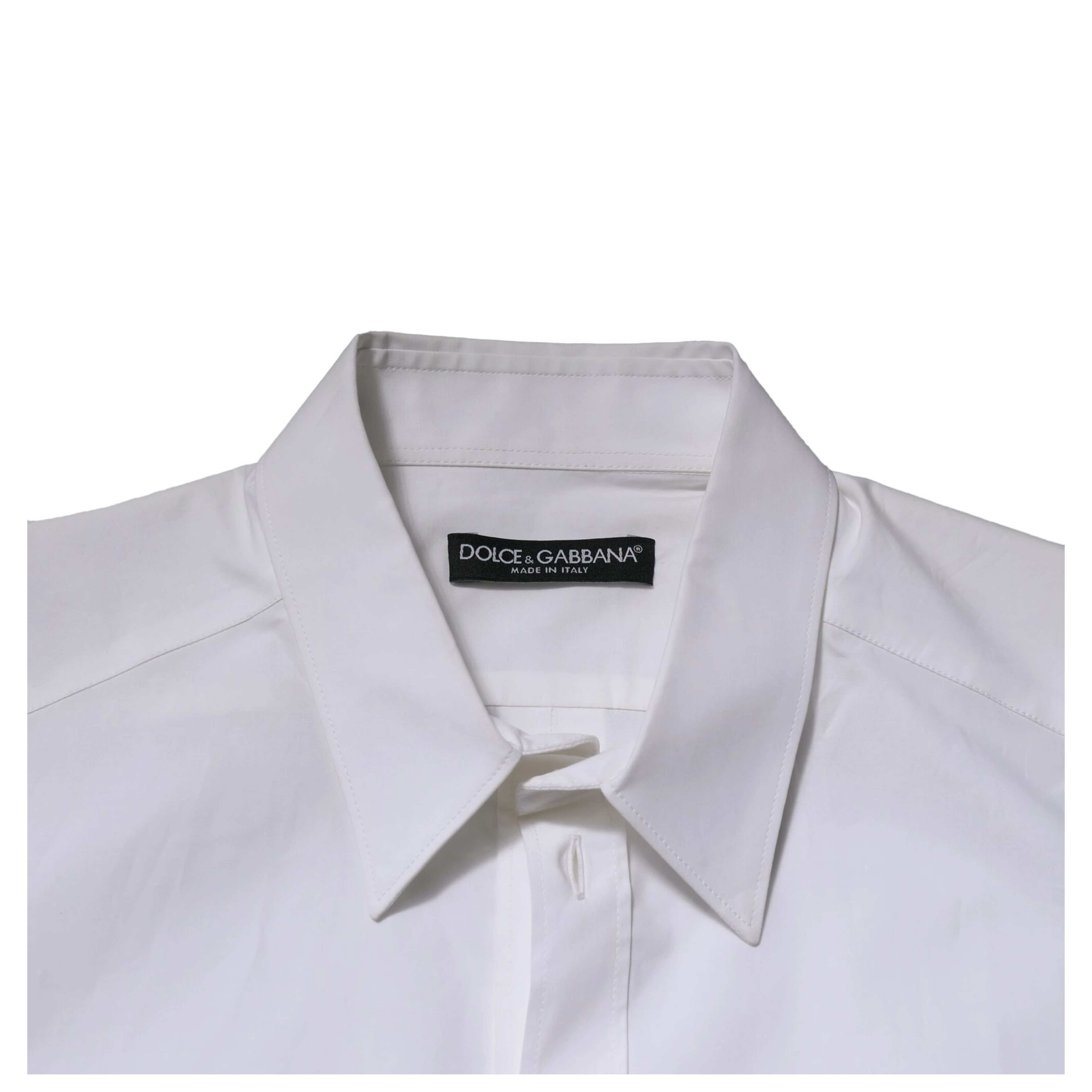White Cotton Long Sleeves Dress Formal Shirt