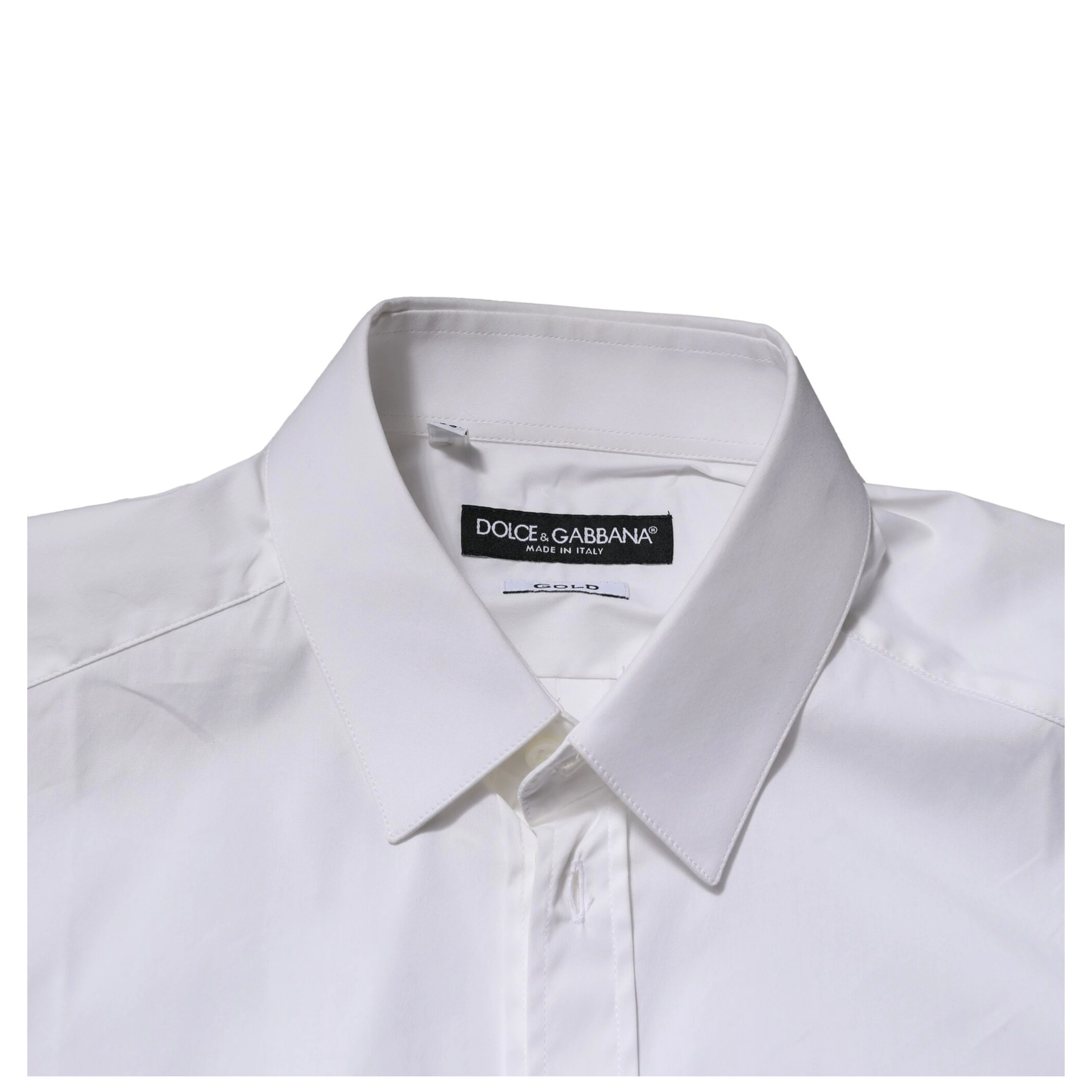 White GOLD Cotton Men Dress Formal Shirt