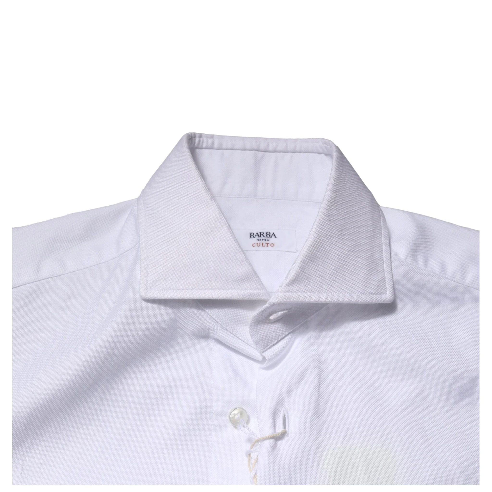 White Long Sleeves Collared Dress Formal Shirt