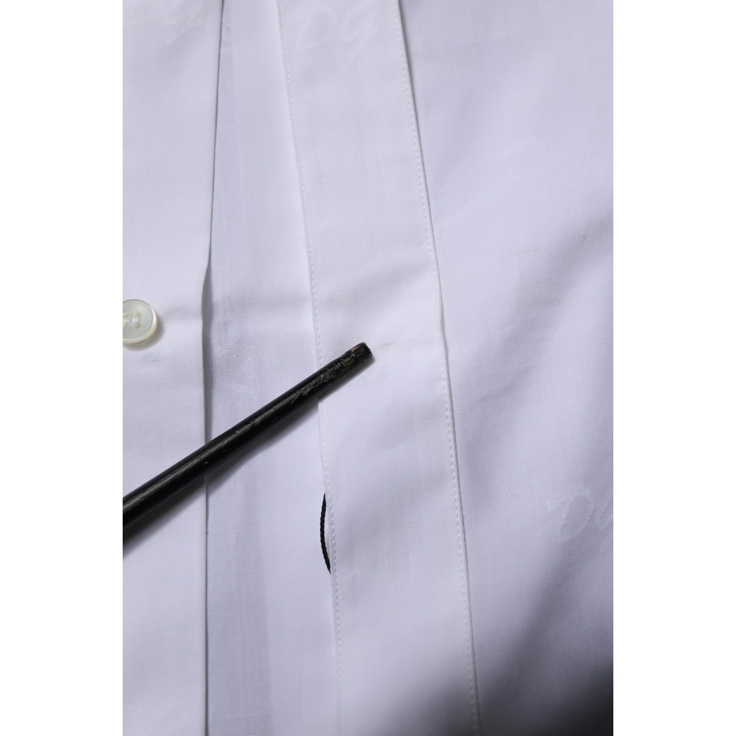 White GOLD Long Sleeves Dress Formal Shirt