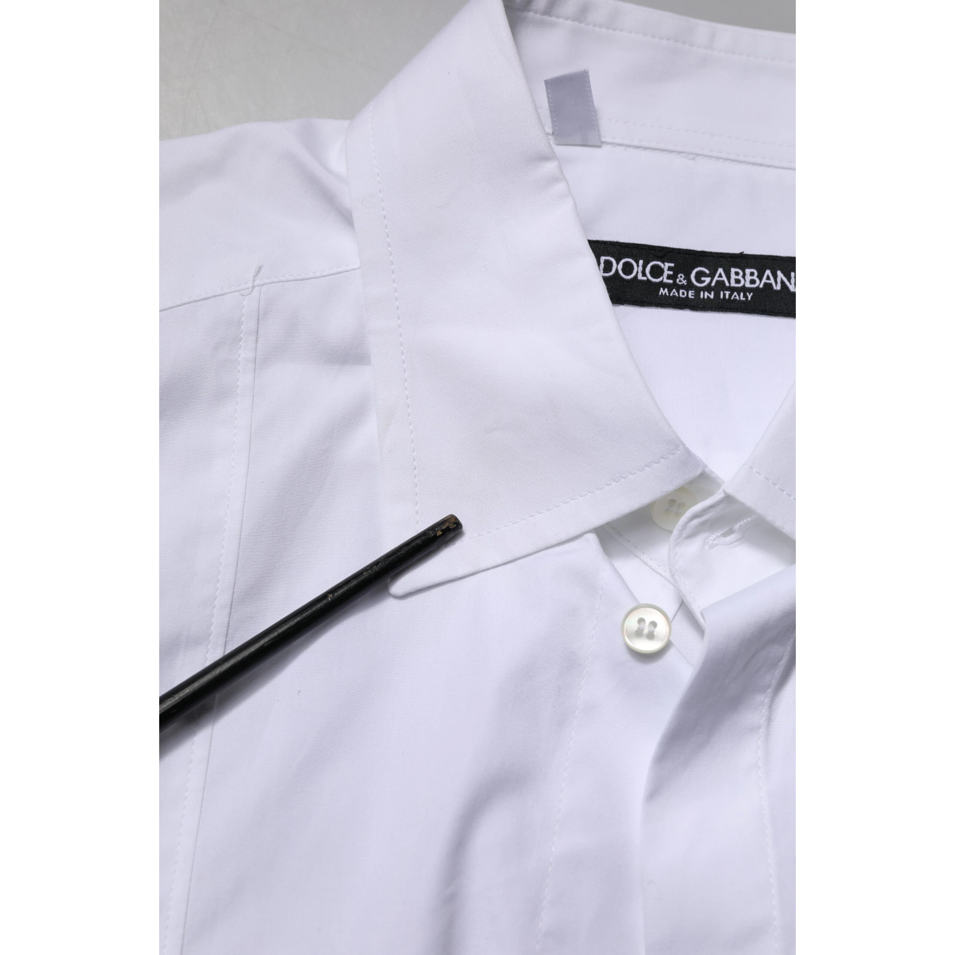 White Cotton Short Sleeves Dress Formal Shirt