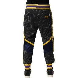 Multicolor Stripes Wool Jogger Pants