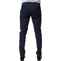 Dark Blue Wool Dress Formal Pants