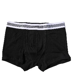 Black Cotton Stretch Regular Boxer Underwear