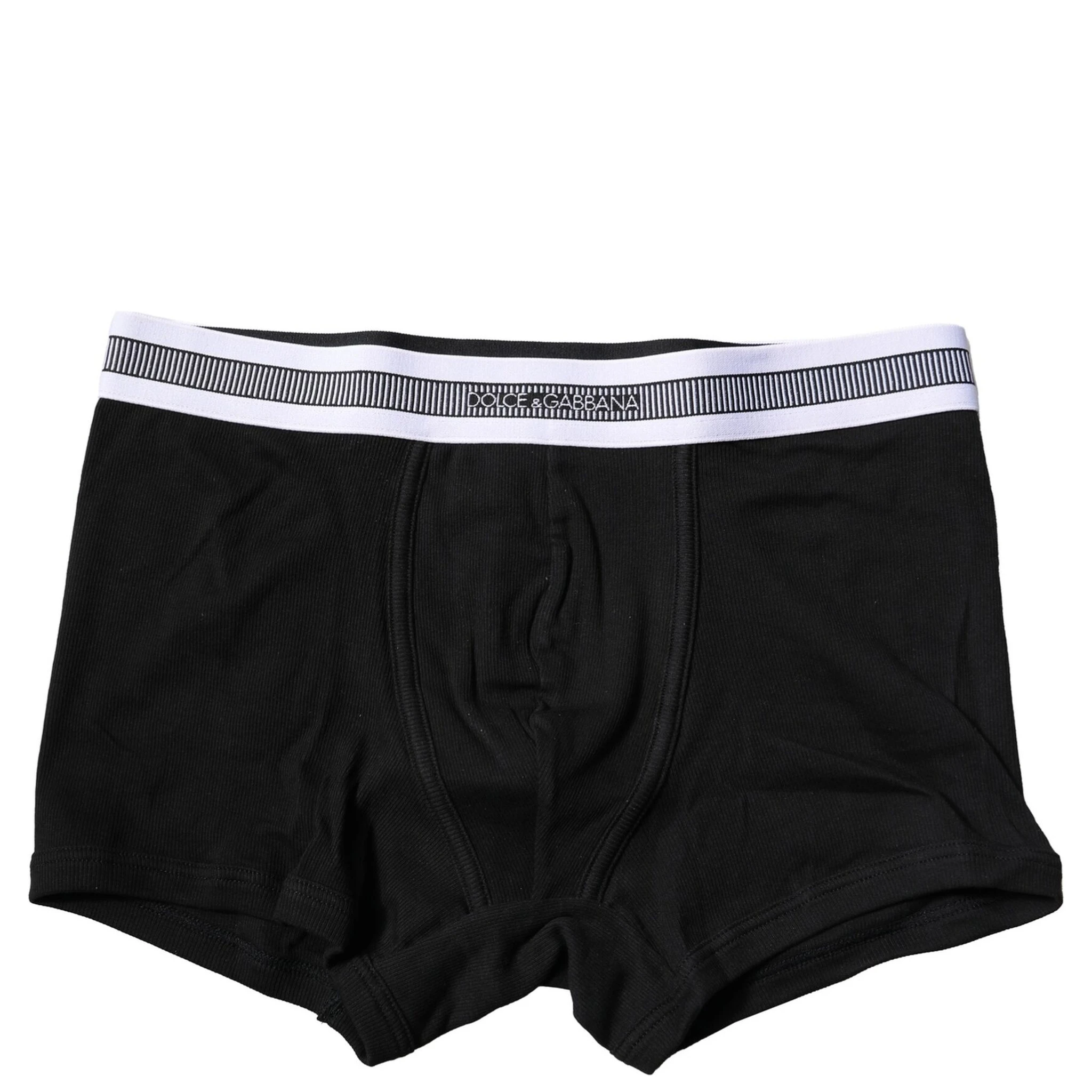Black Cotton Stretch Regular Boxer Underwear