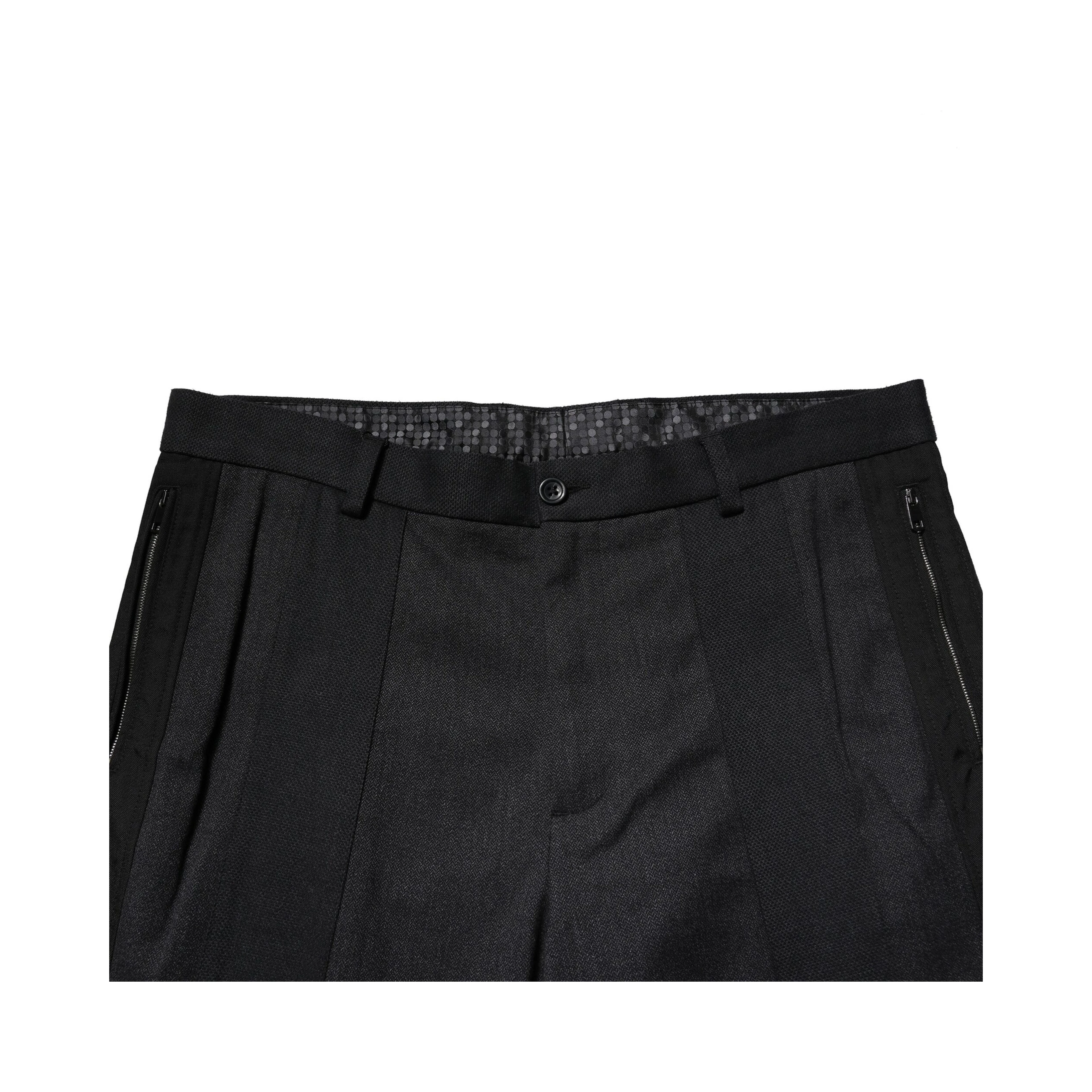 Black Cotton Dress Slim Formal Pants
