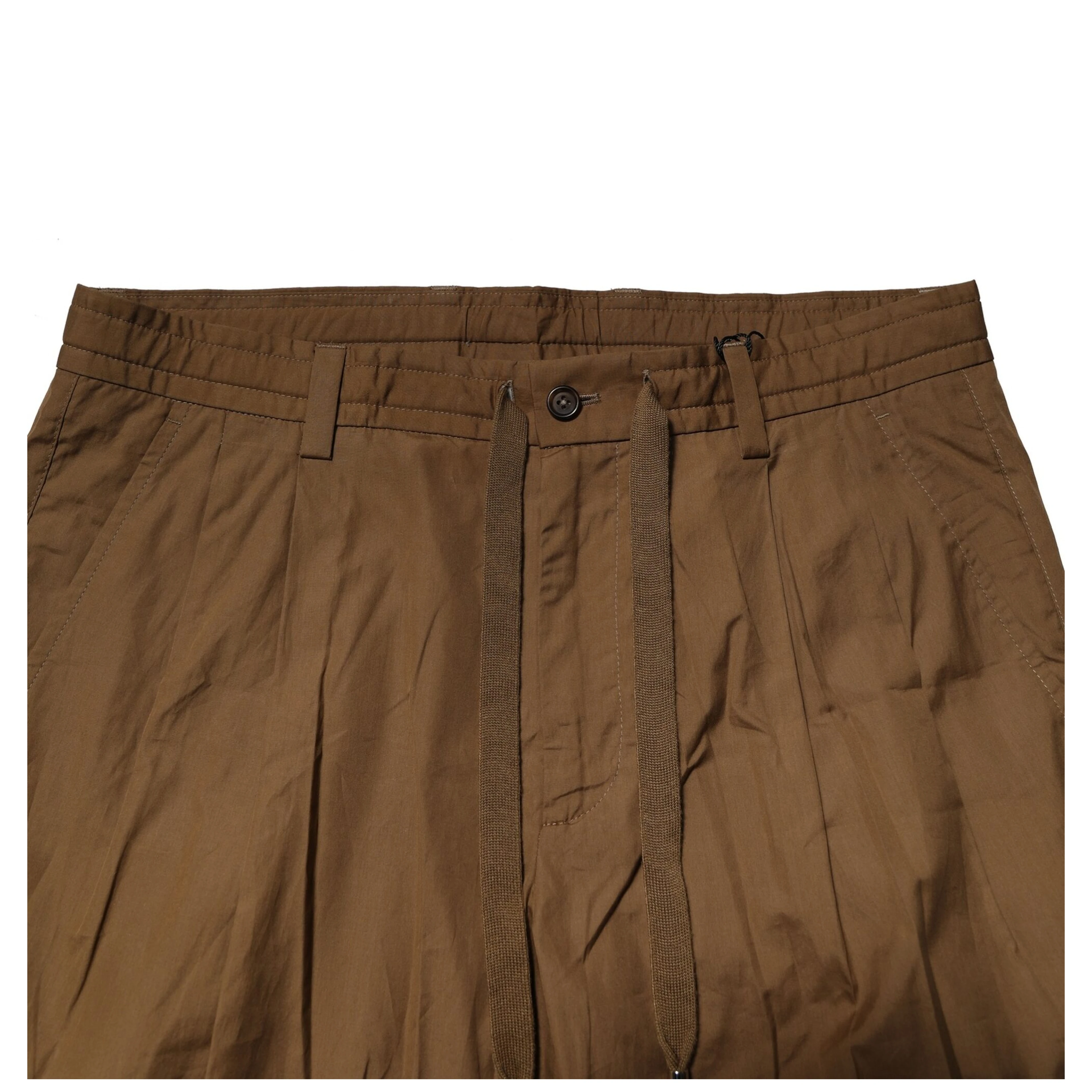Brown Cotton Chino Mid Waist Men Pants