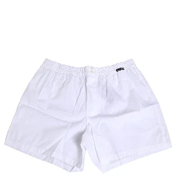White Cotton Regular Boxer Shorts Underwear
