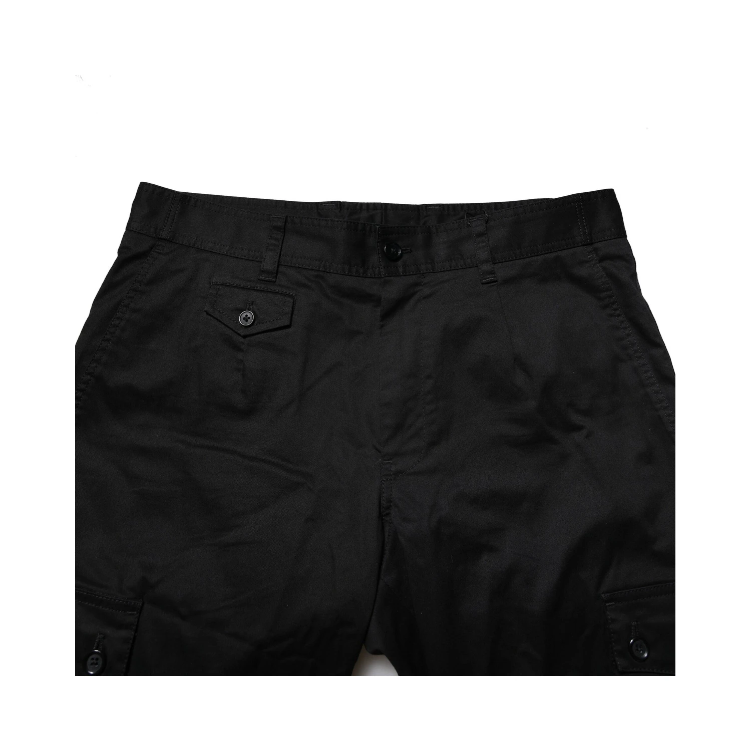 Black Cotton Dress Slim Formal Pants