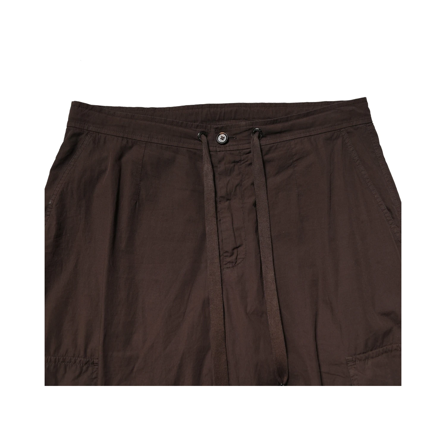 Brown Cotton Cargo Jogger Men Pants