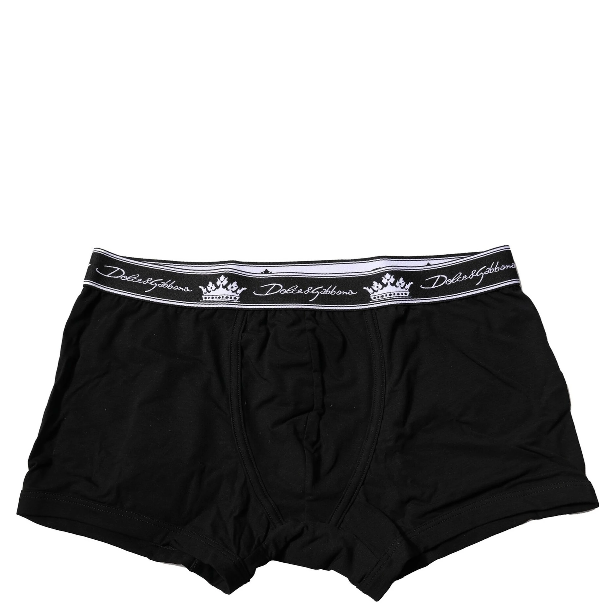 Black Cotton Stretch Regular Boxer Underwear