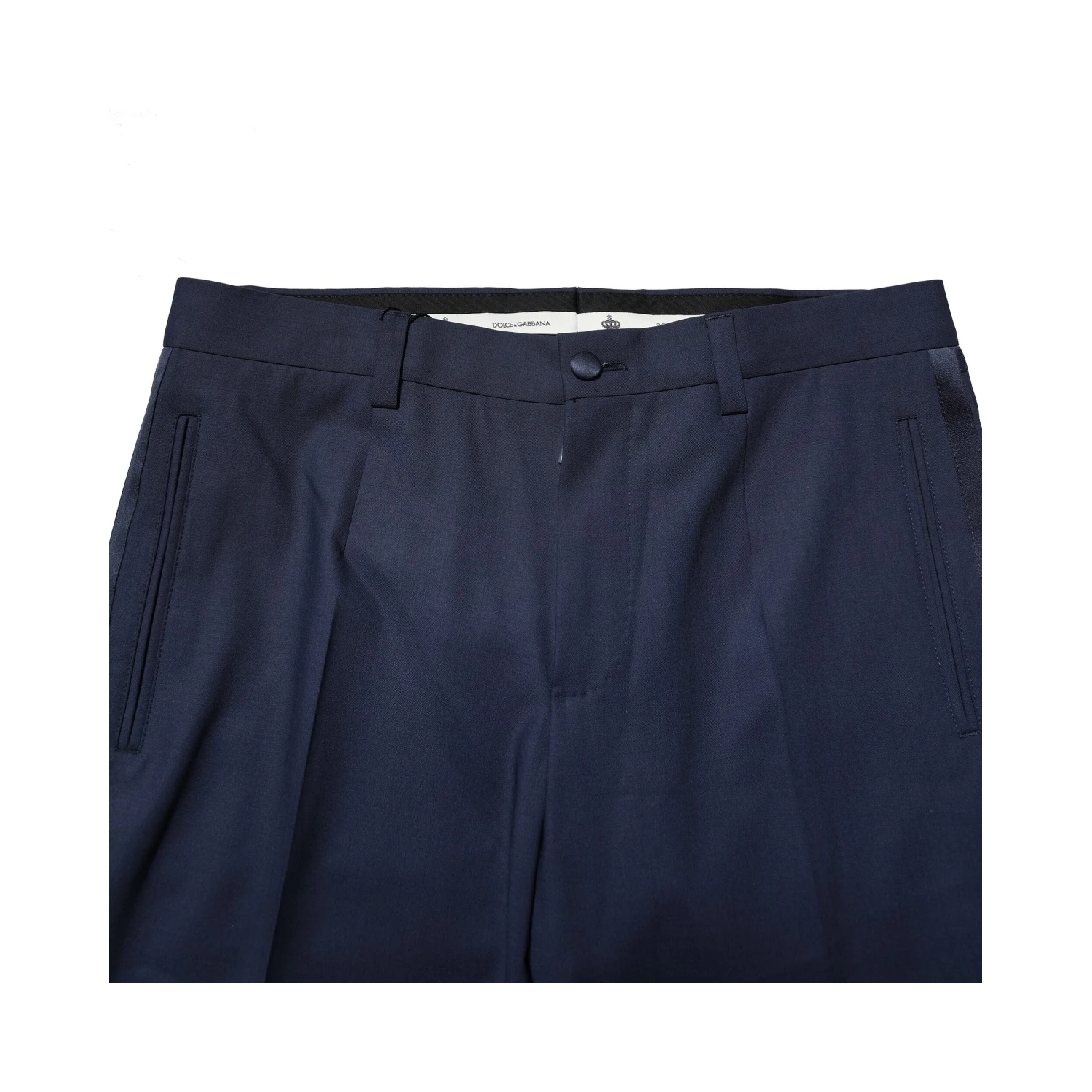 Dark Blue Wool Dress Formal Pants