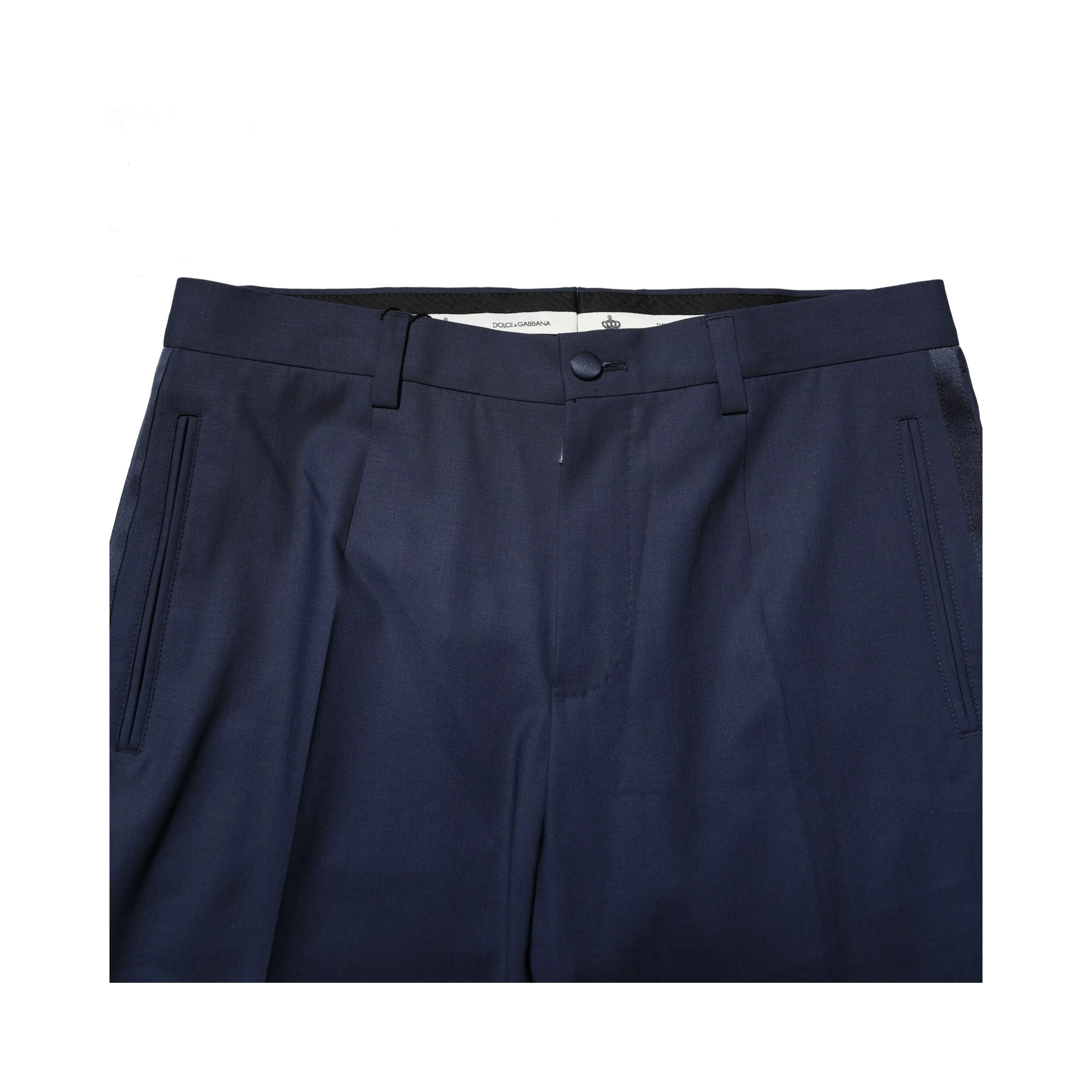 Dark Blue Wool Dress Formal Pants