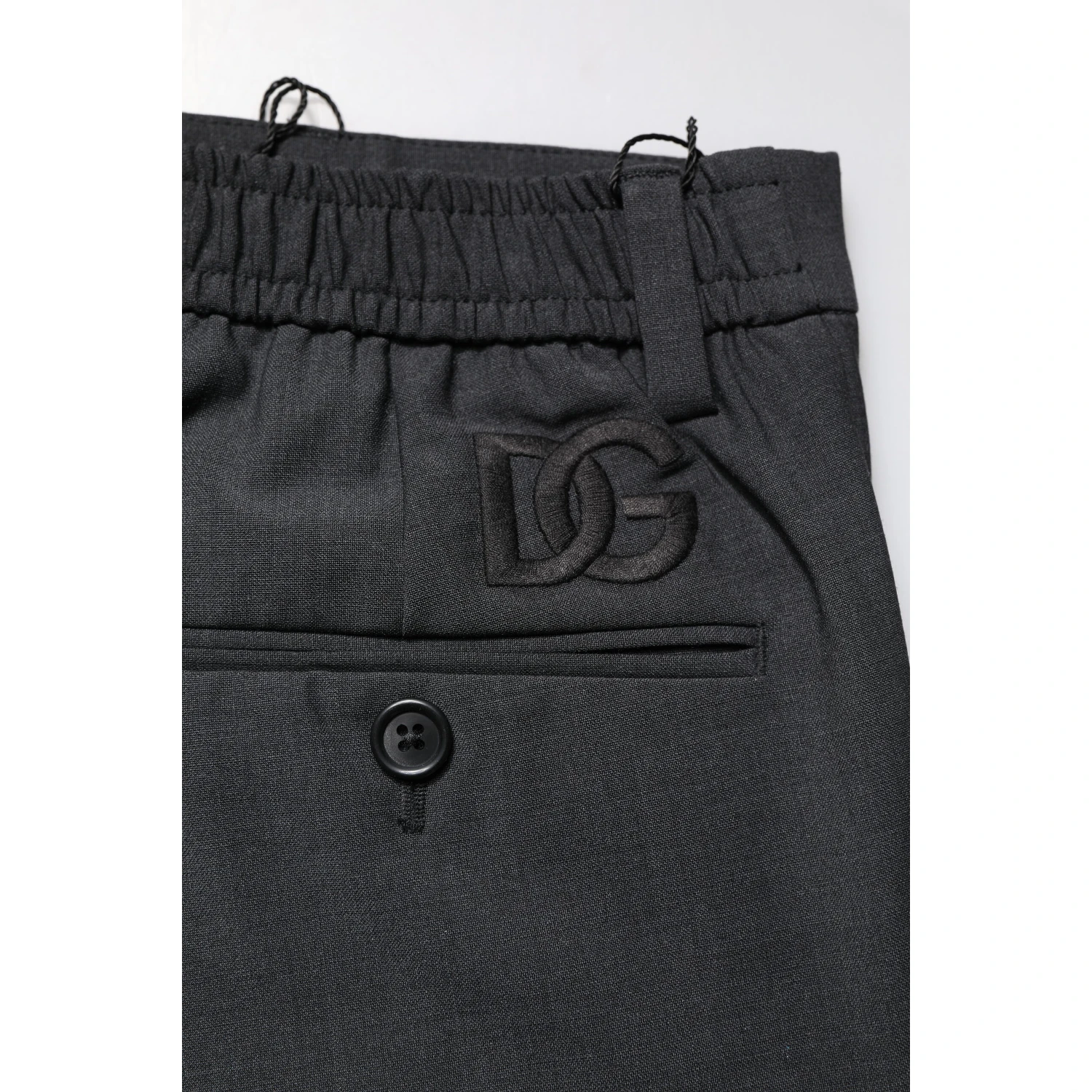 Black Wool Dress Slim Formal Pants