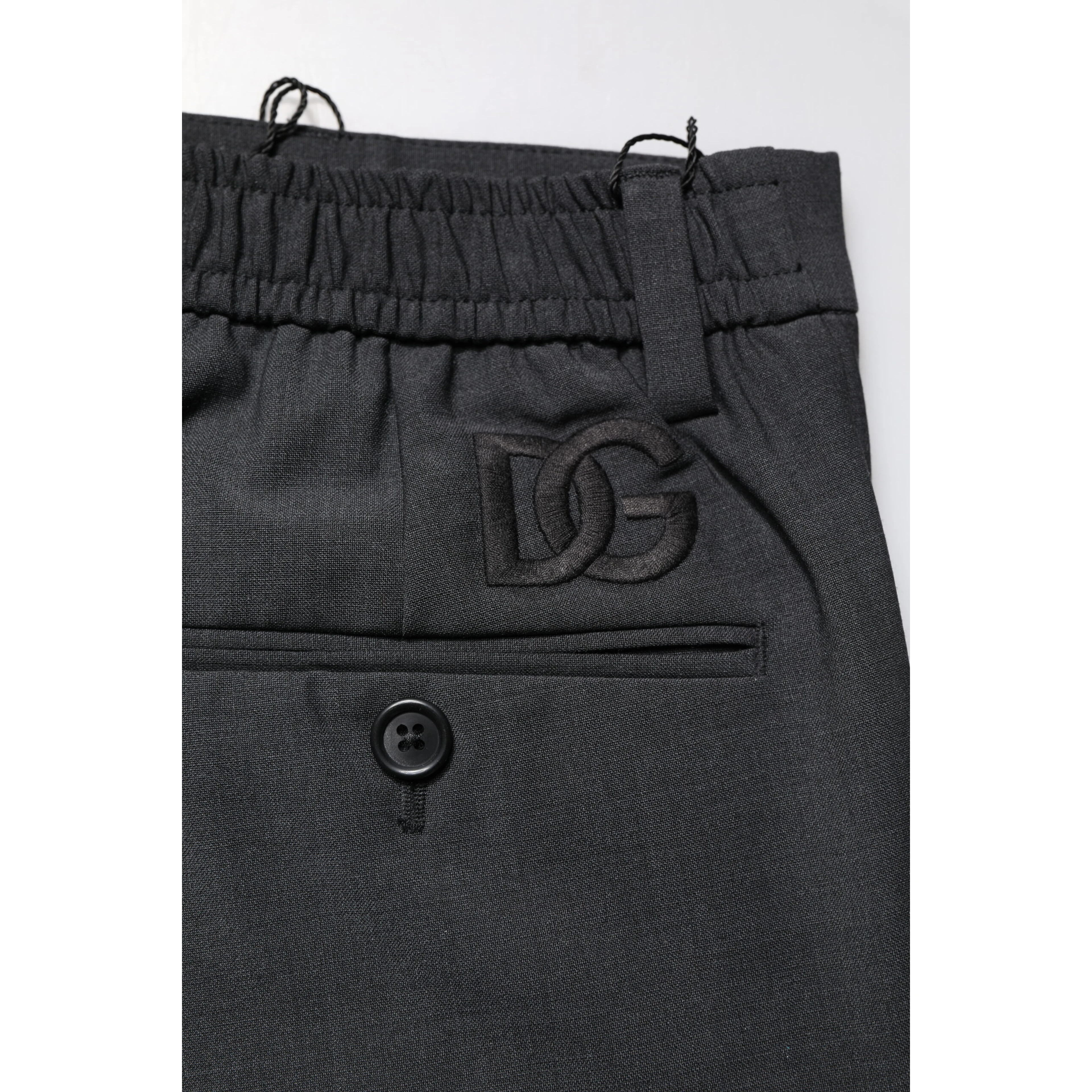 Black Wool Dress Slim Formal Pants