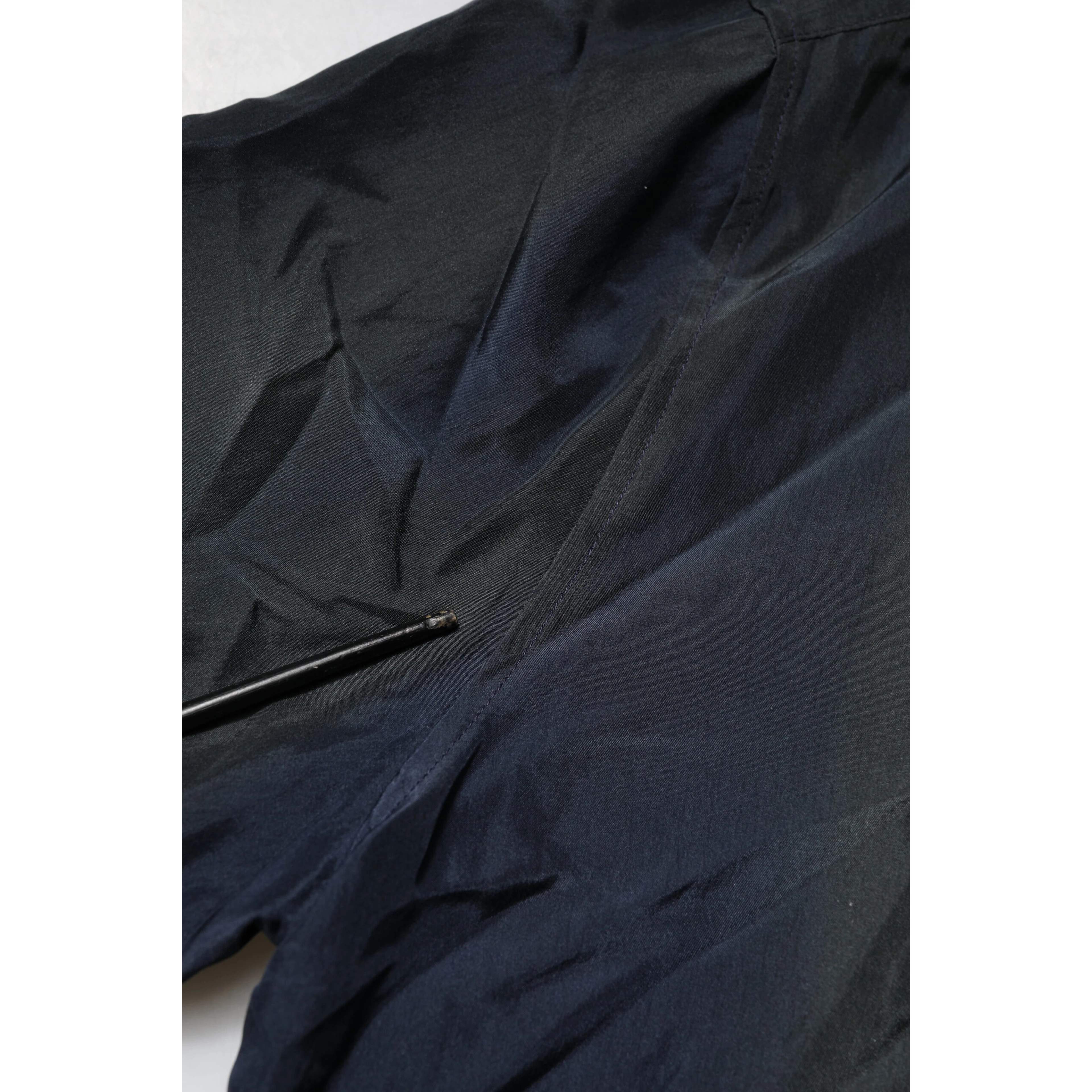 Black Silk Short Sleeves Men Casual Shirt