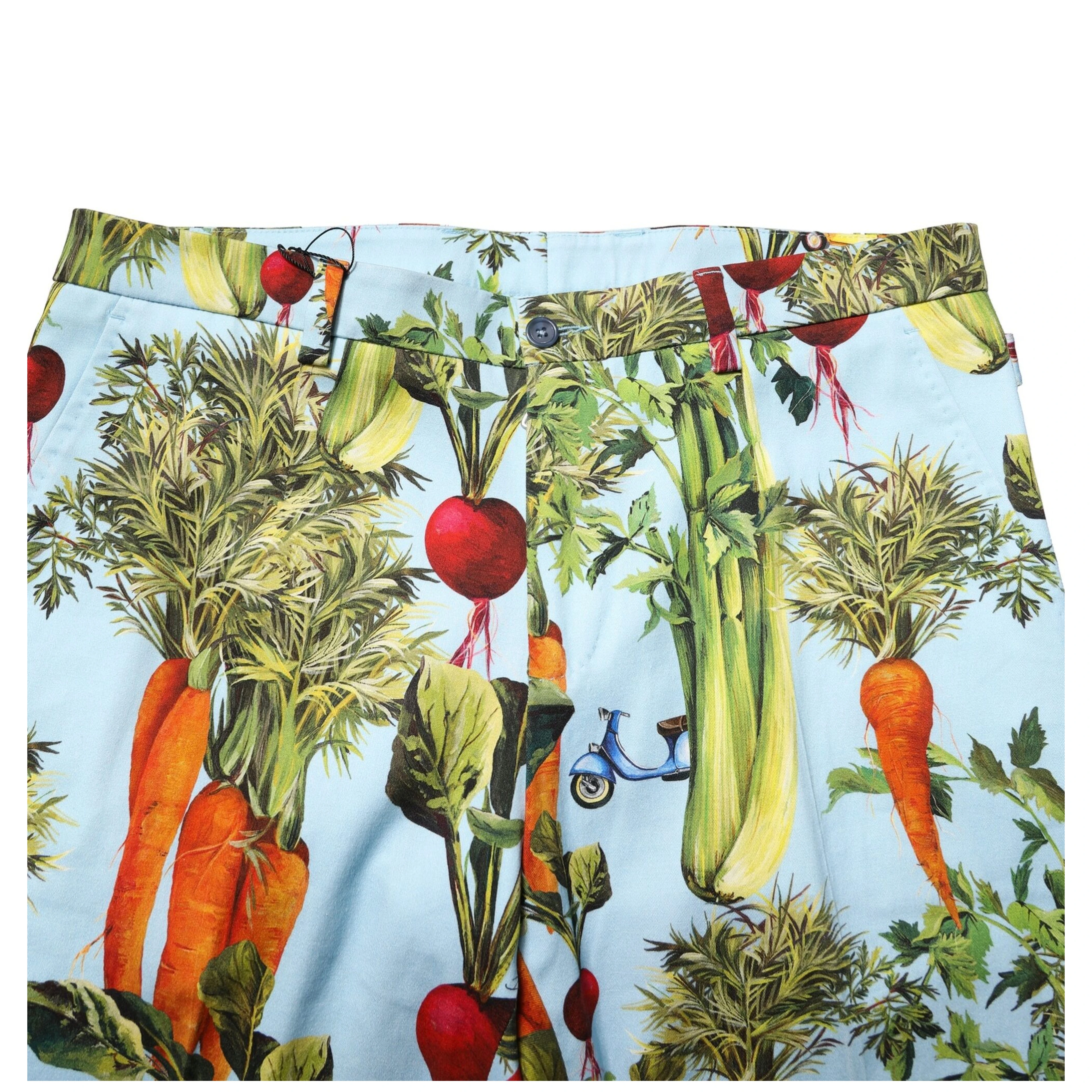 Multicolor Cotton Tapered Men Pants