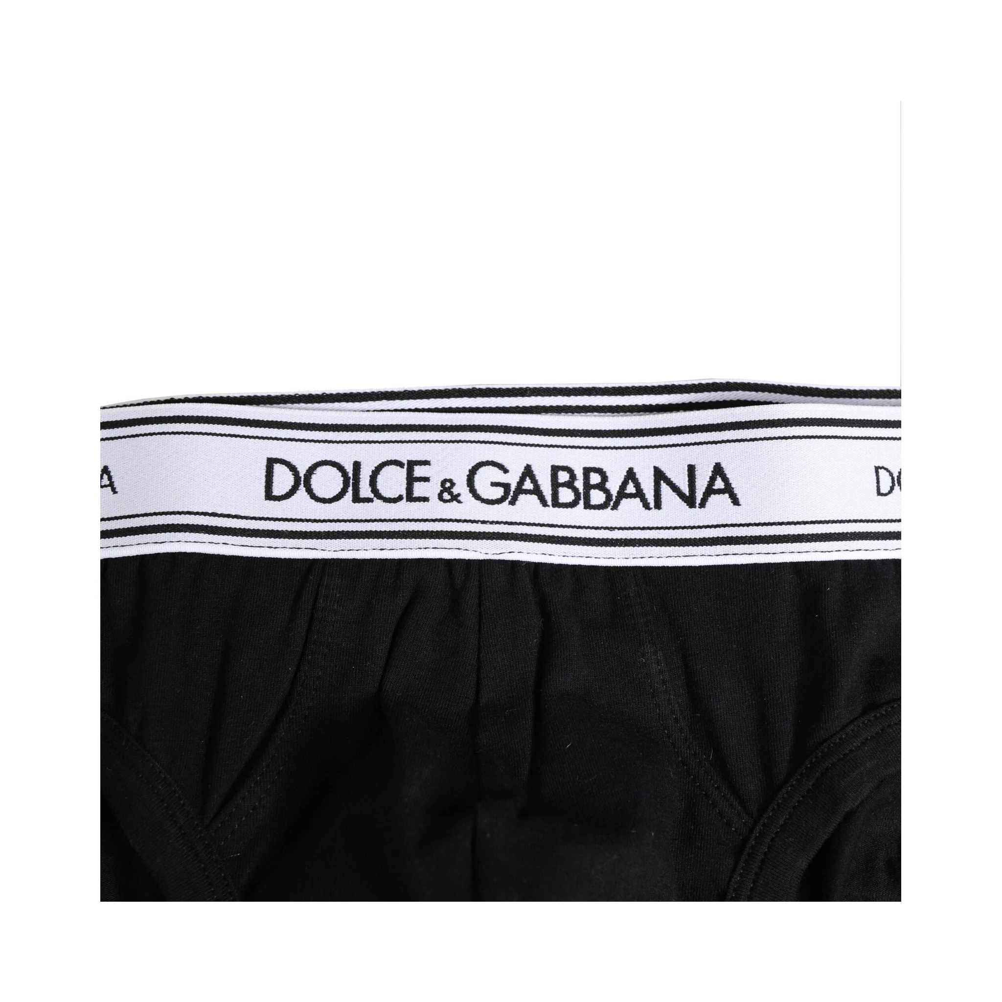 Black Cotton Stretch Regular Brief Underwear