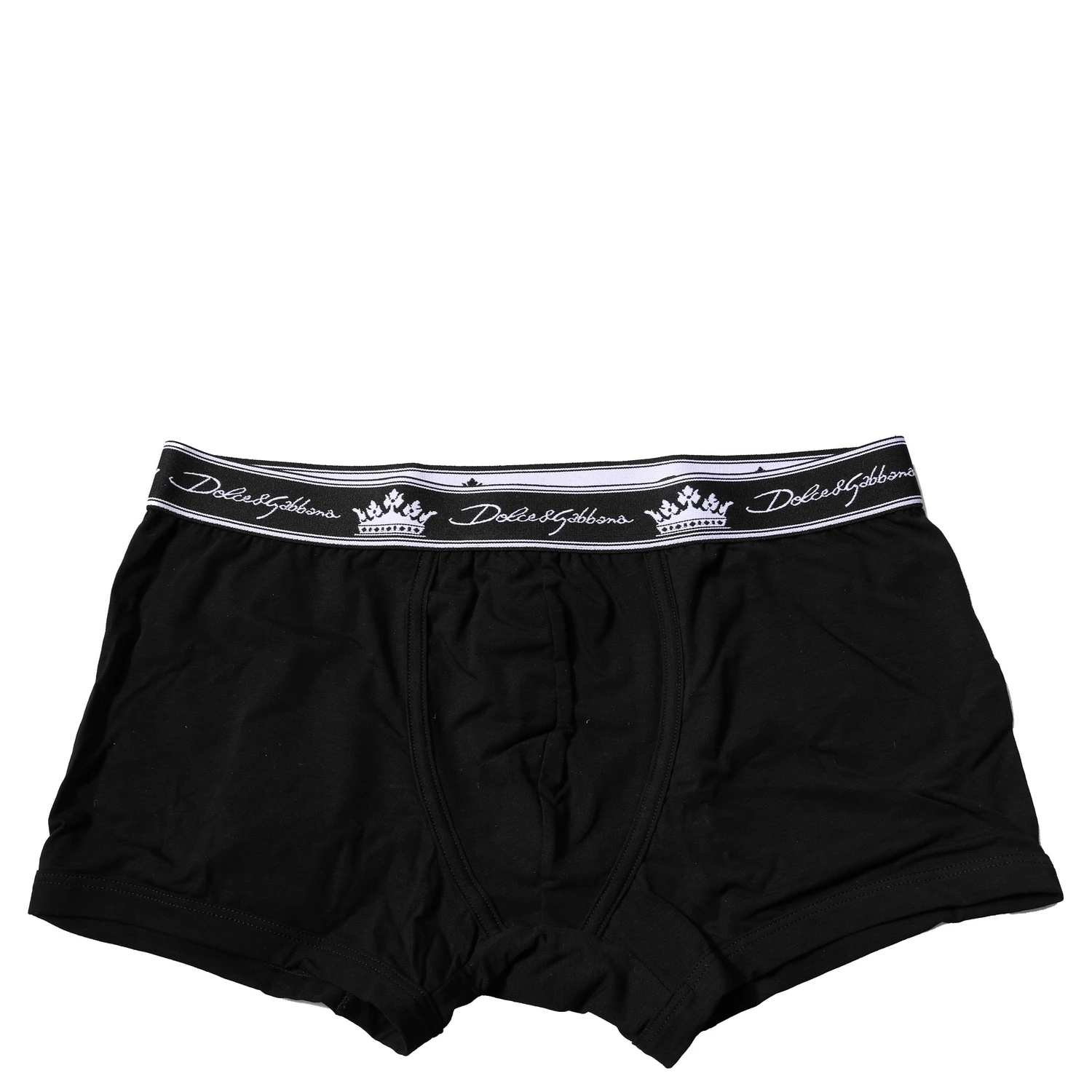 Black Cotton Stretch Regular Boxer Underwear