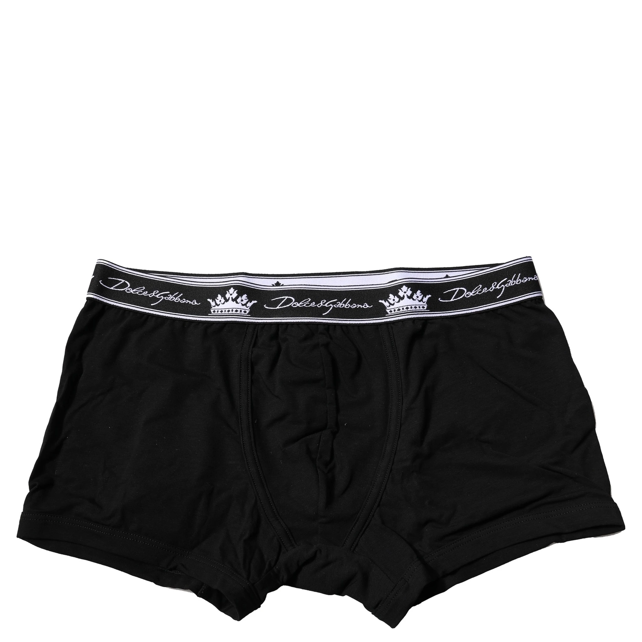 Black Cotton Stretch Regular Boxer Underwear