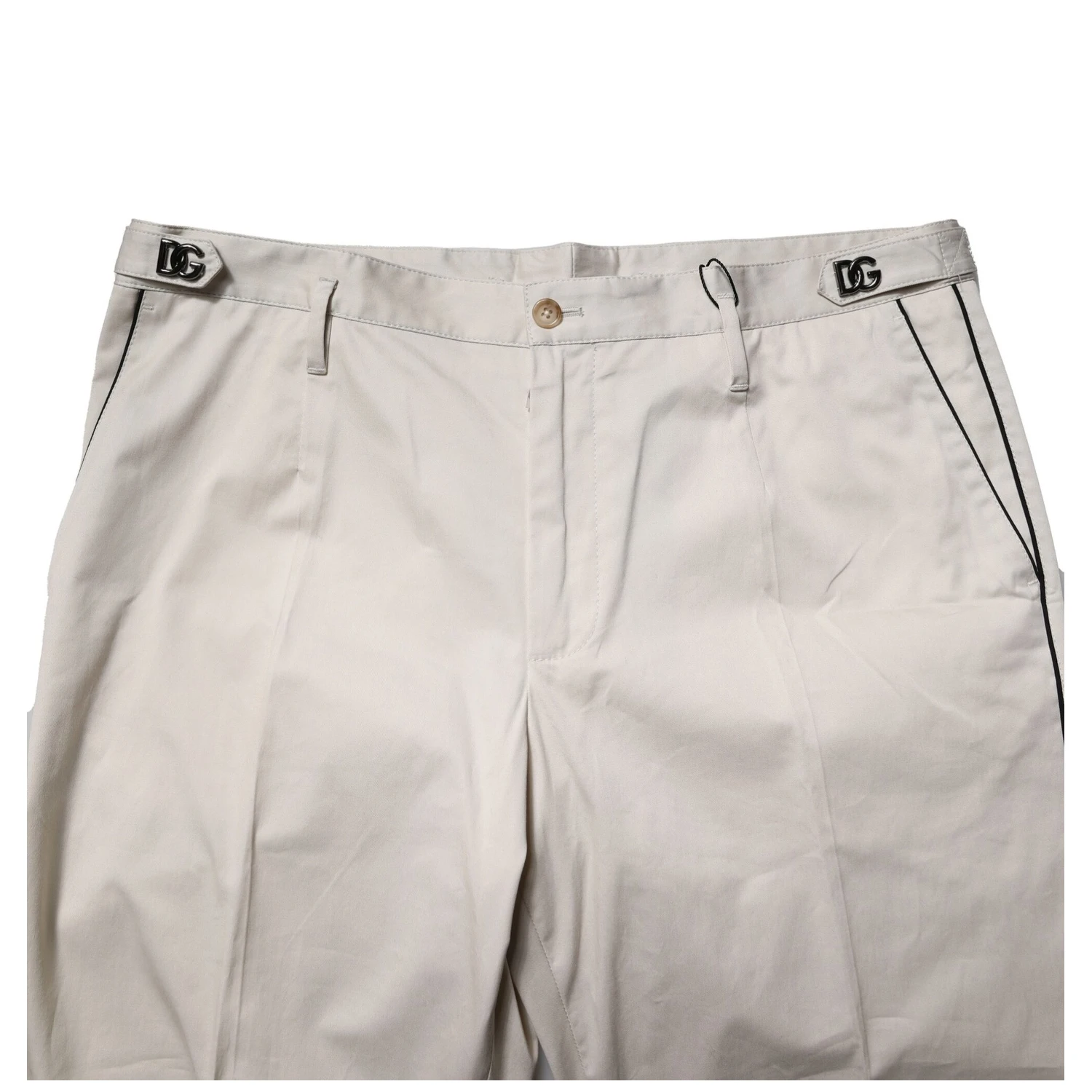 White Cotton Dress Slim Formal Pants
