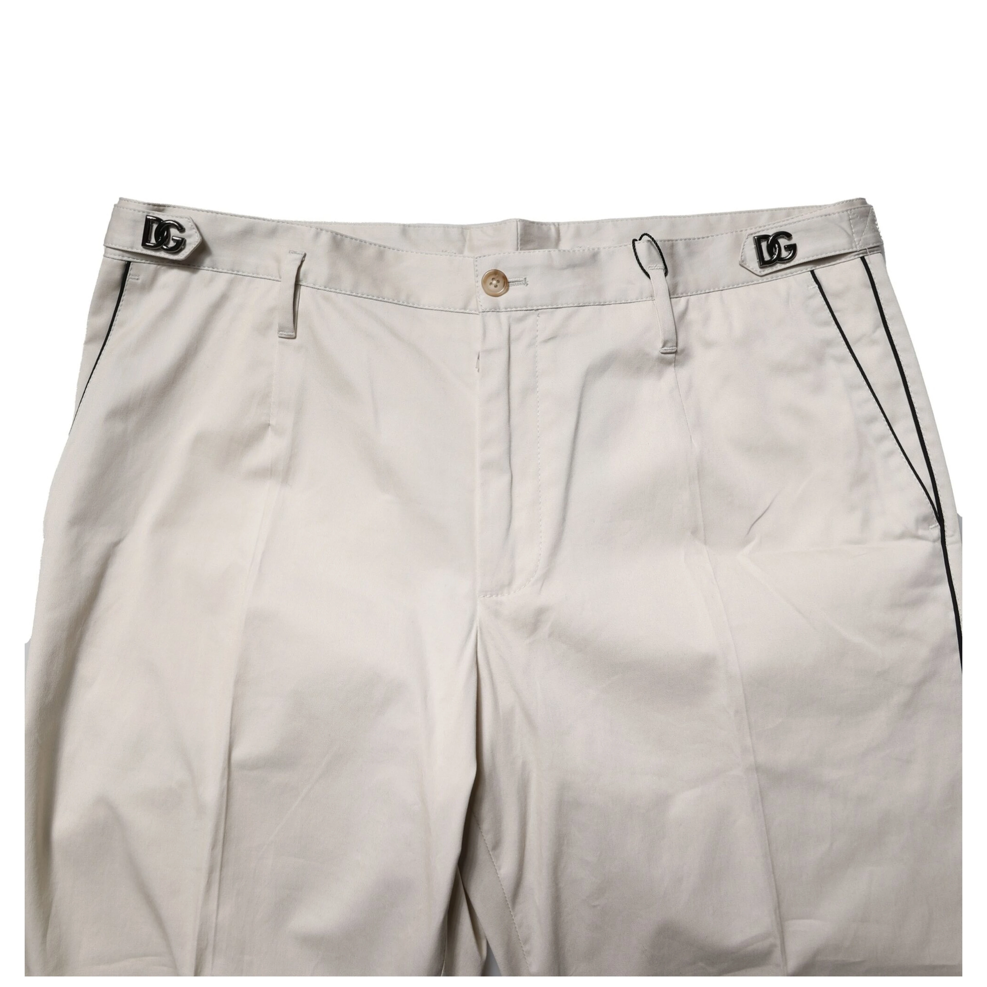 White Cotton Dress Slim Formal Pants