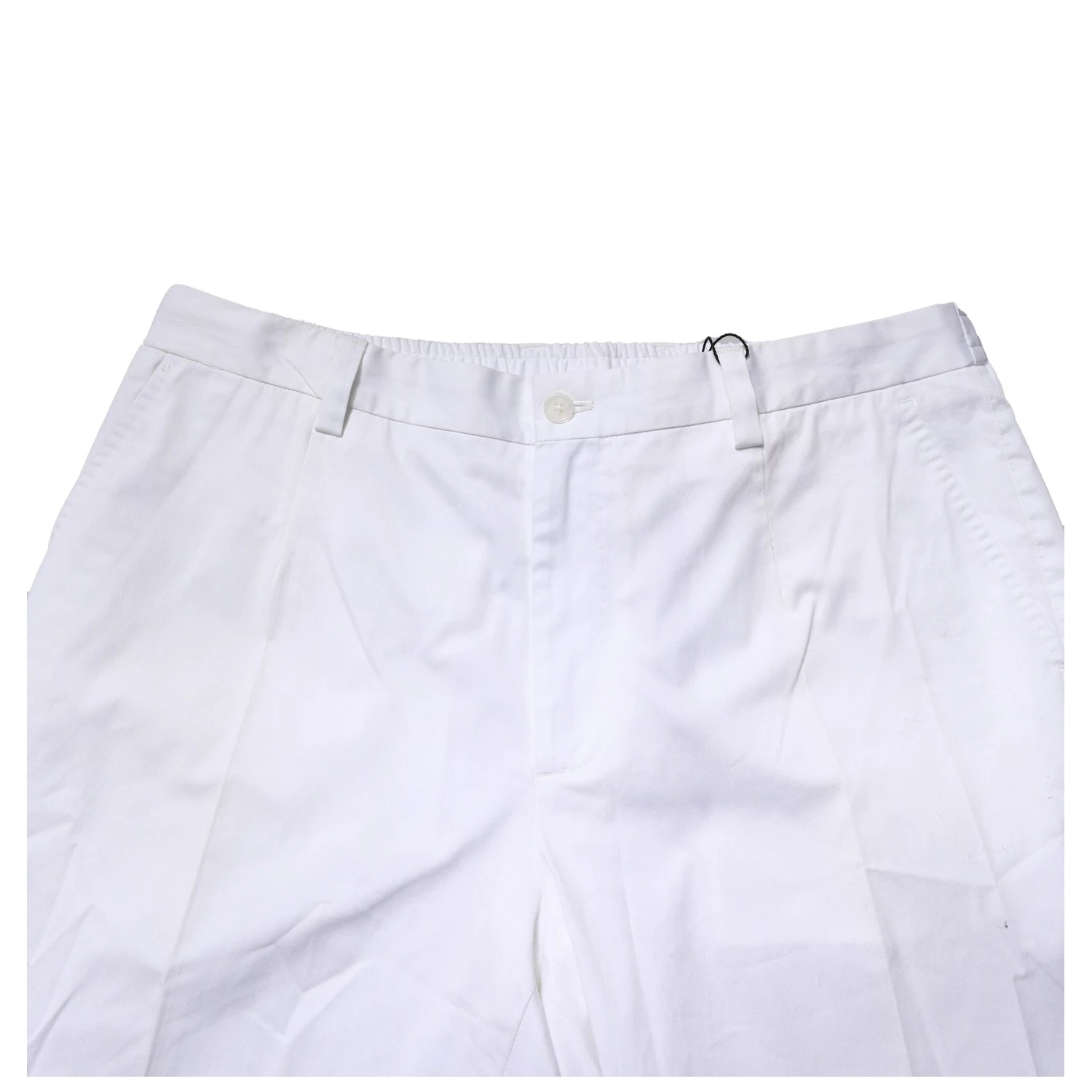 White Cotton Dress Slim Formal Pants