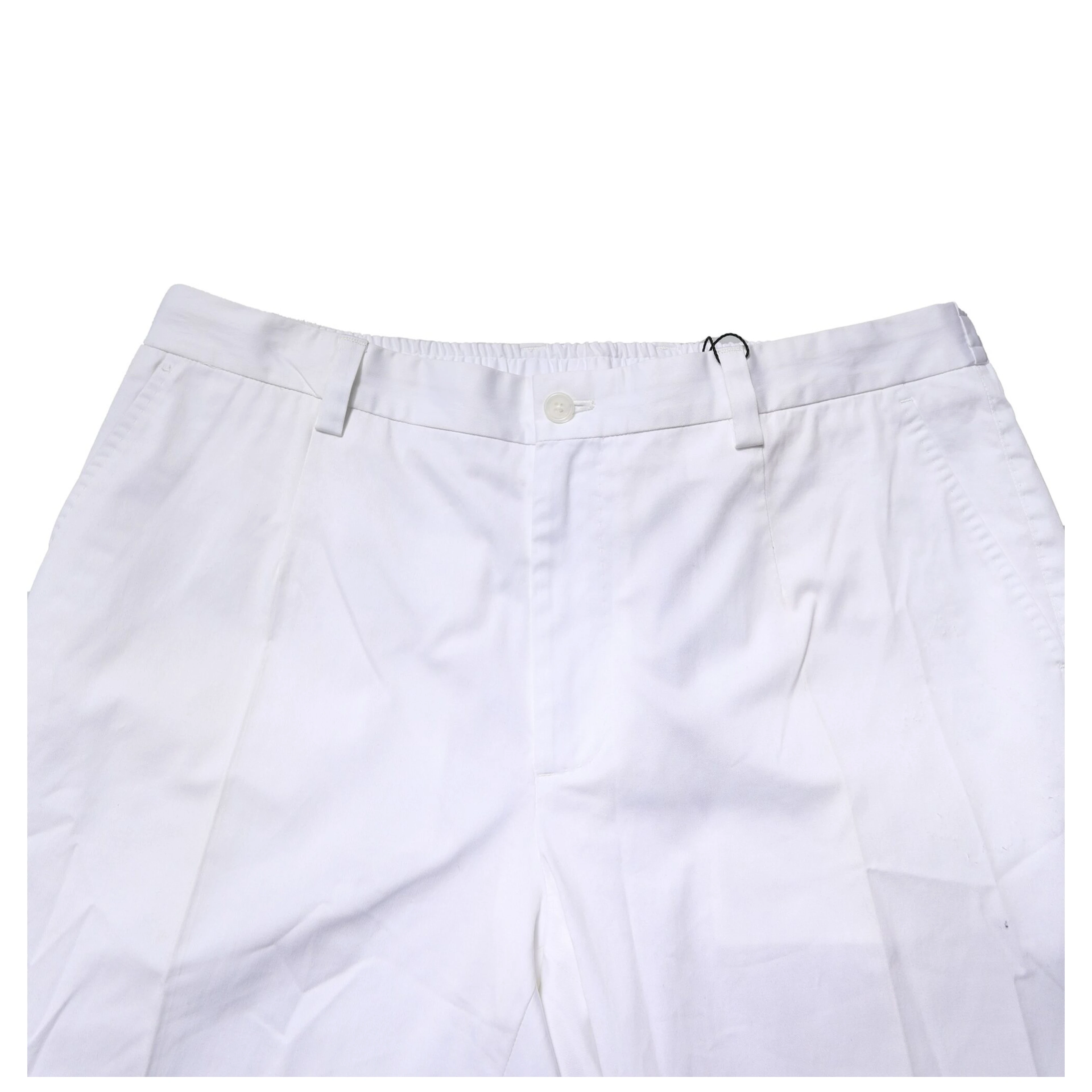 White Cotton Dress Slim Formal Pants