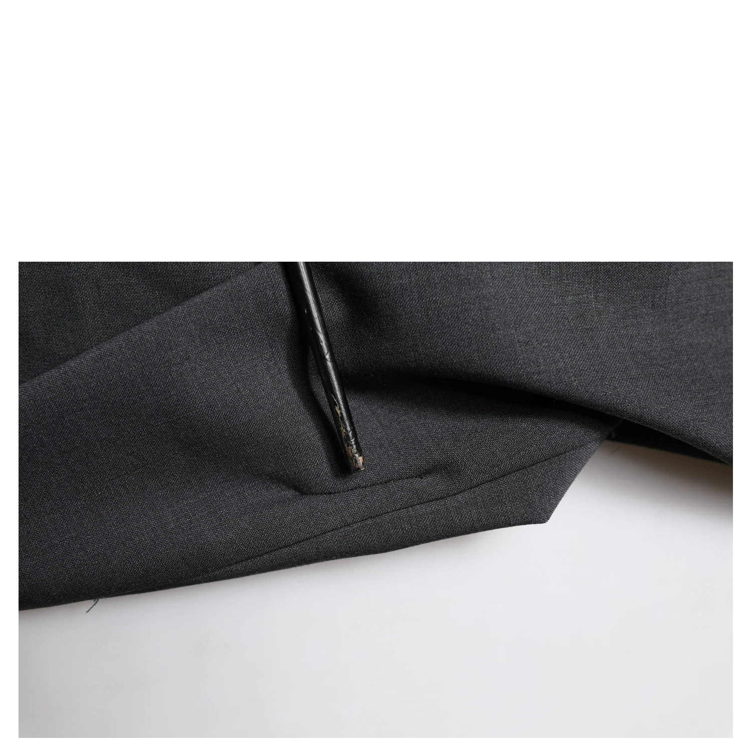 Black Wool Dress Slim Formal Pants