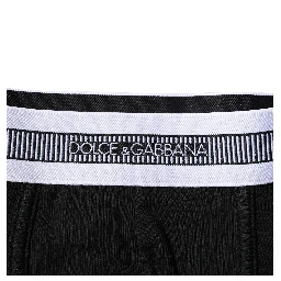 Black Cotton Stretch Regular Boxer Underwear