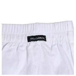 White Cotton Regular Boxer Shorts Underwear