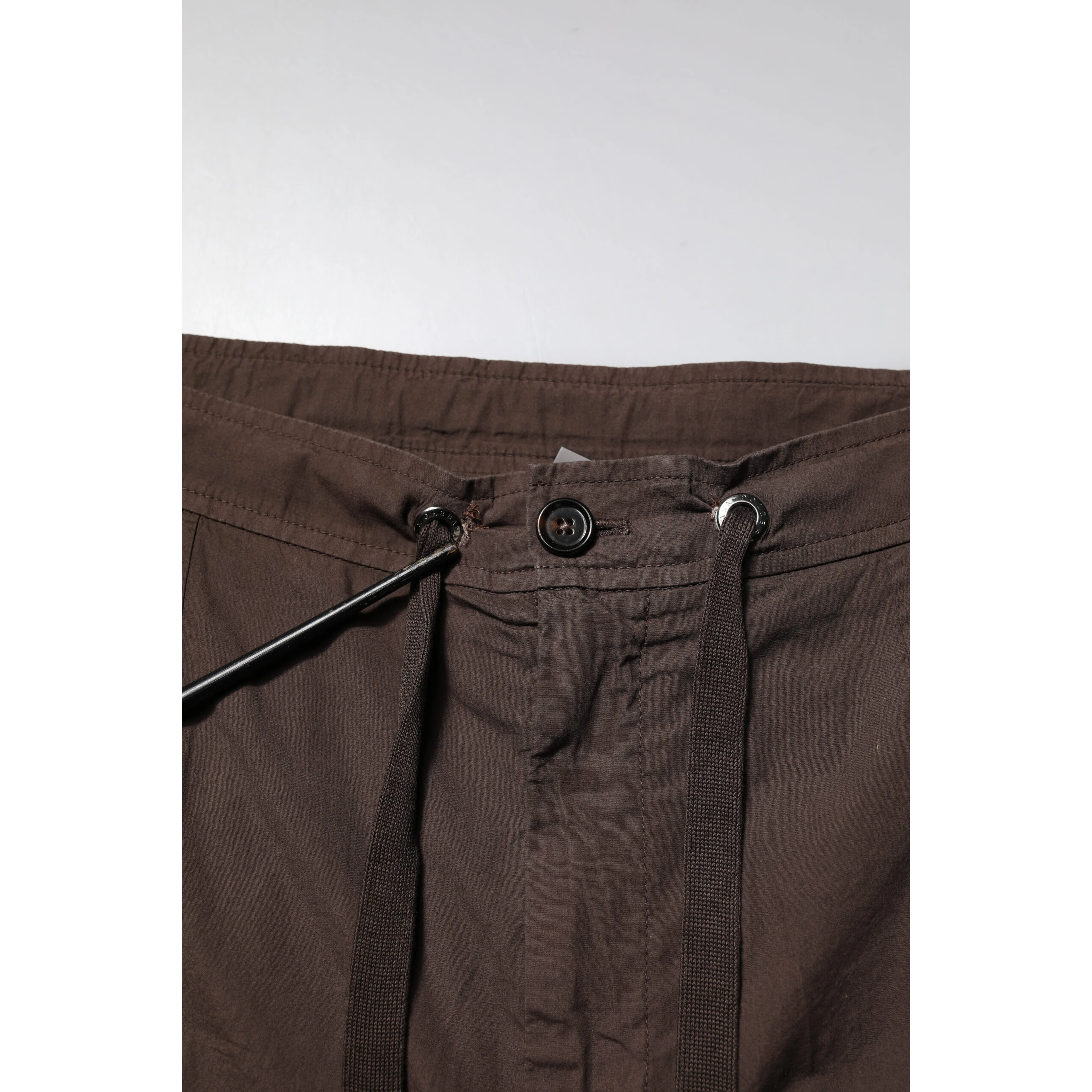Brown Cotton Cargo Jogger Men Pants